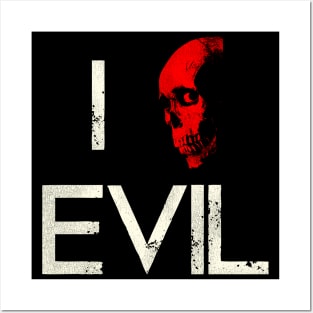 I Skull (Love) Evil Dead Posters and Art